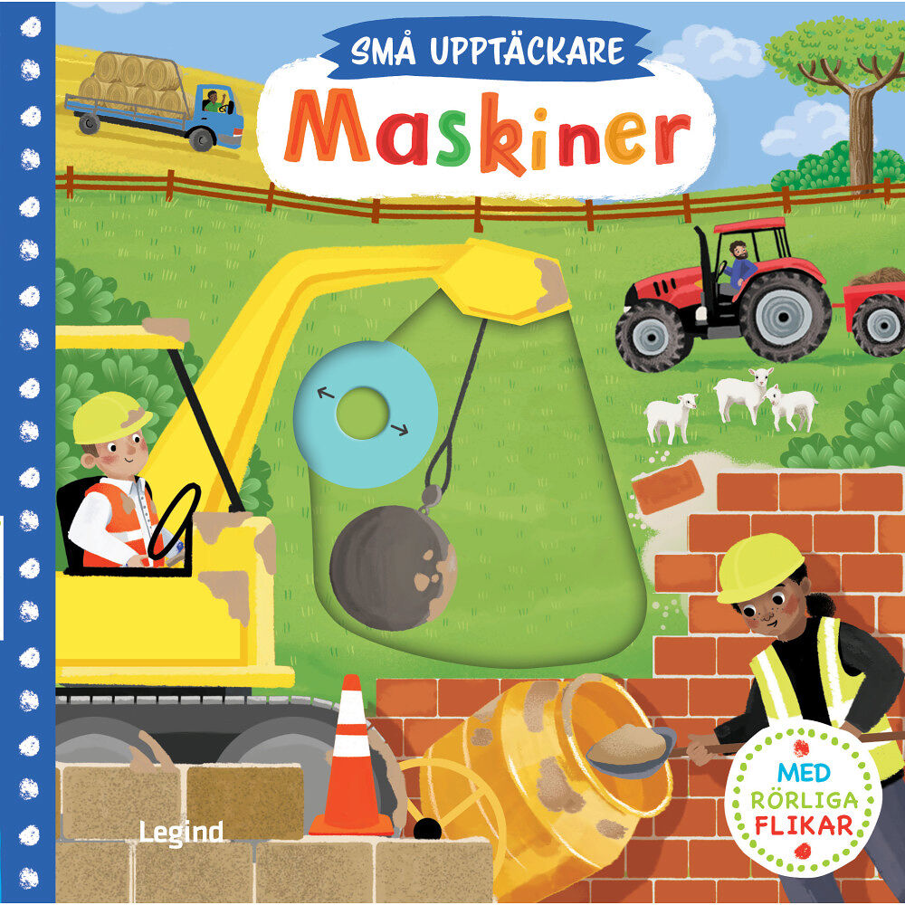 Legind A/S Maskiner - med rörliga flikar (bok, board book)