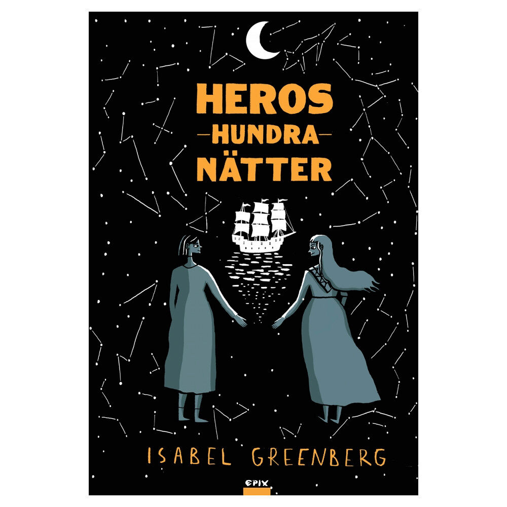 Isabel Greenberg Heros hundra nätter (inbunden)