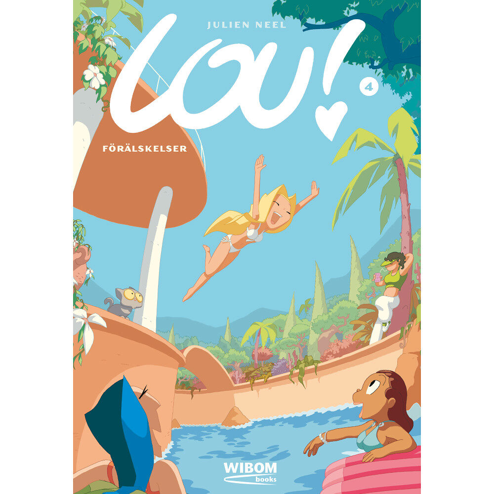 Wibom Books Lou 4. Förälskelser (inbunden)