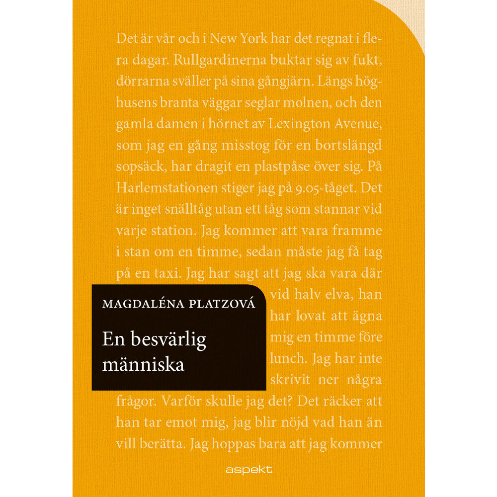 Magdaléna Platzová En besvärlig människa (häftad)