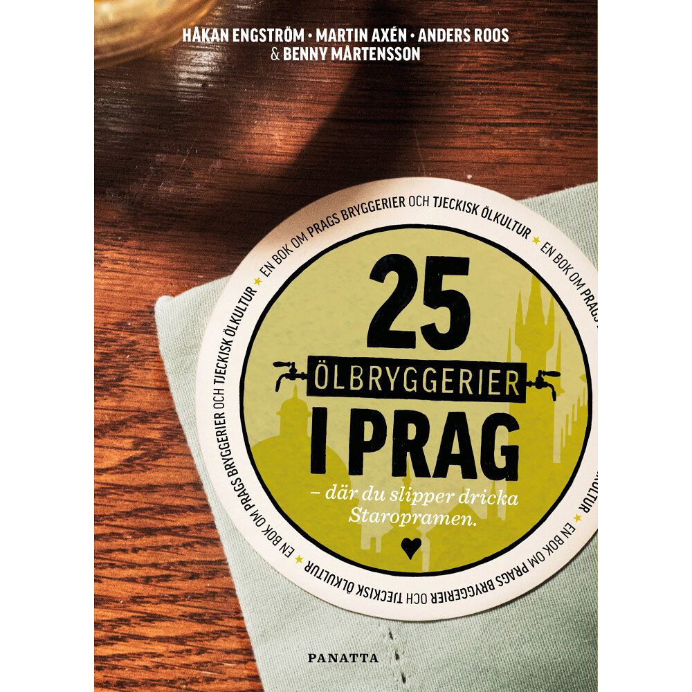 Håkan Engström 25 ölbryggerier i Prag (bok, danskt band)