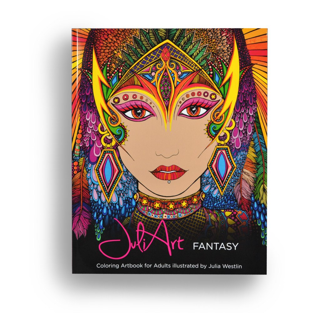 Westlin Media JuliArt fantasy coloring artbook for adults (häftad, eng)