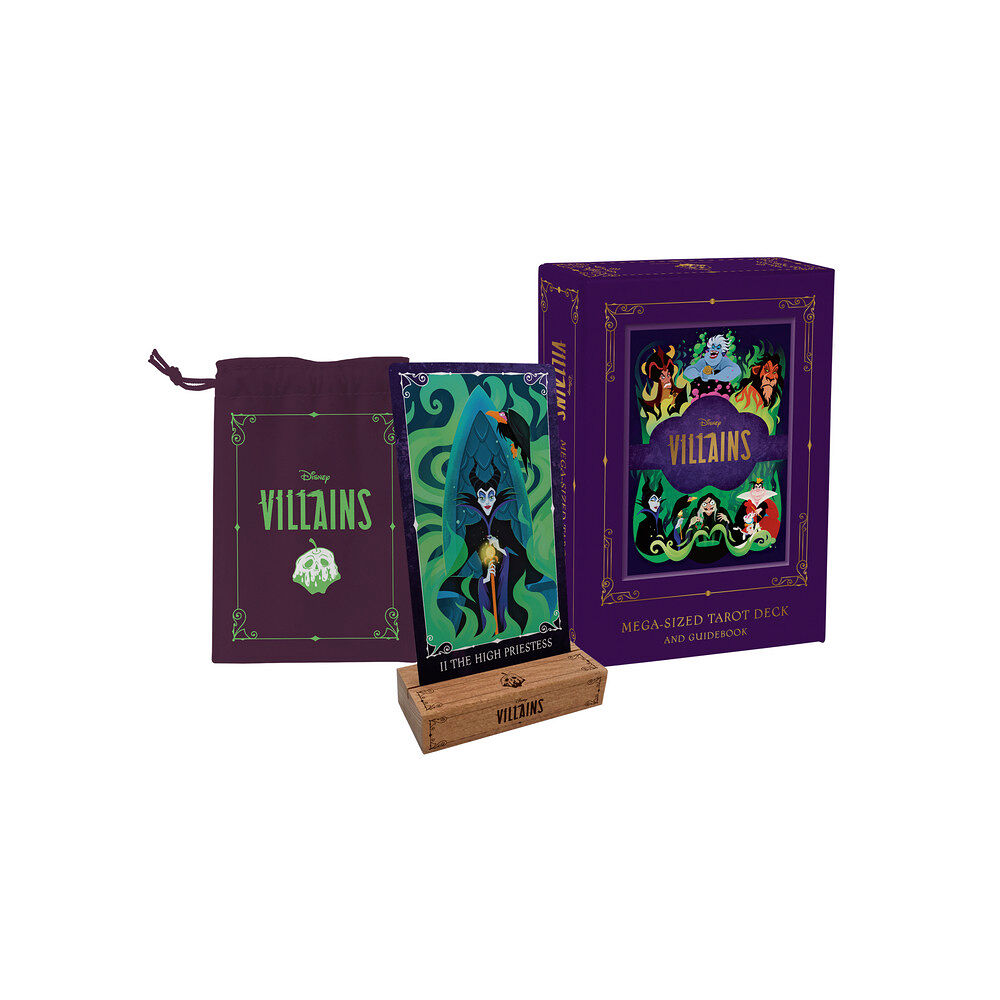 Simon & Schuster INC Mega-Sized Tarot: Disney Villains Tarot Deck and Guidebook