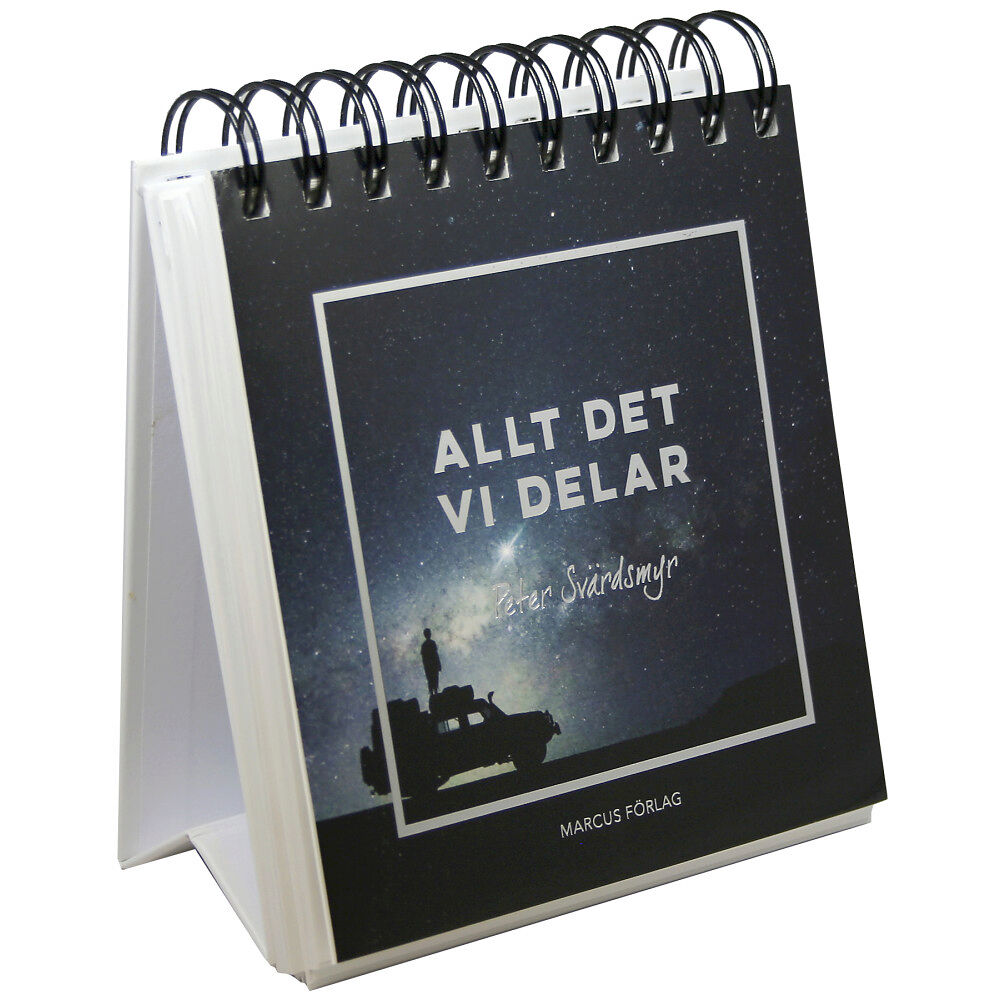 Peter Svärdsmyr Allt det vi delar (bok, spiral)