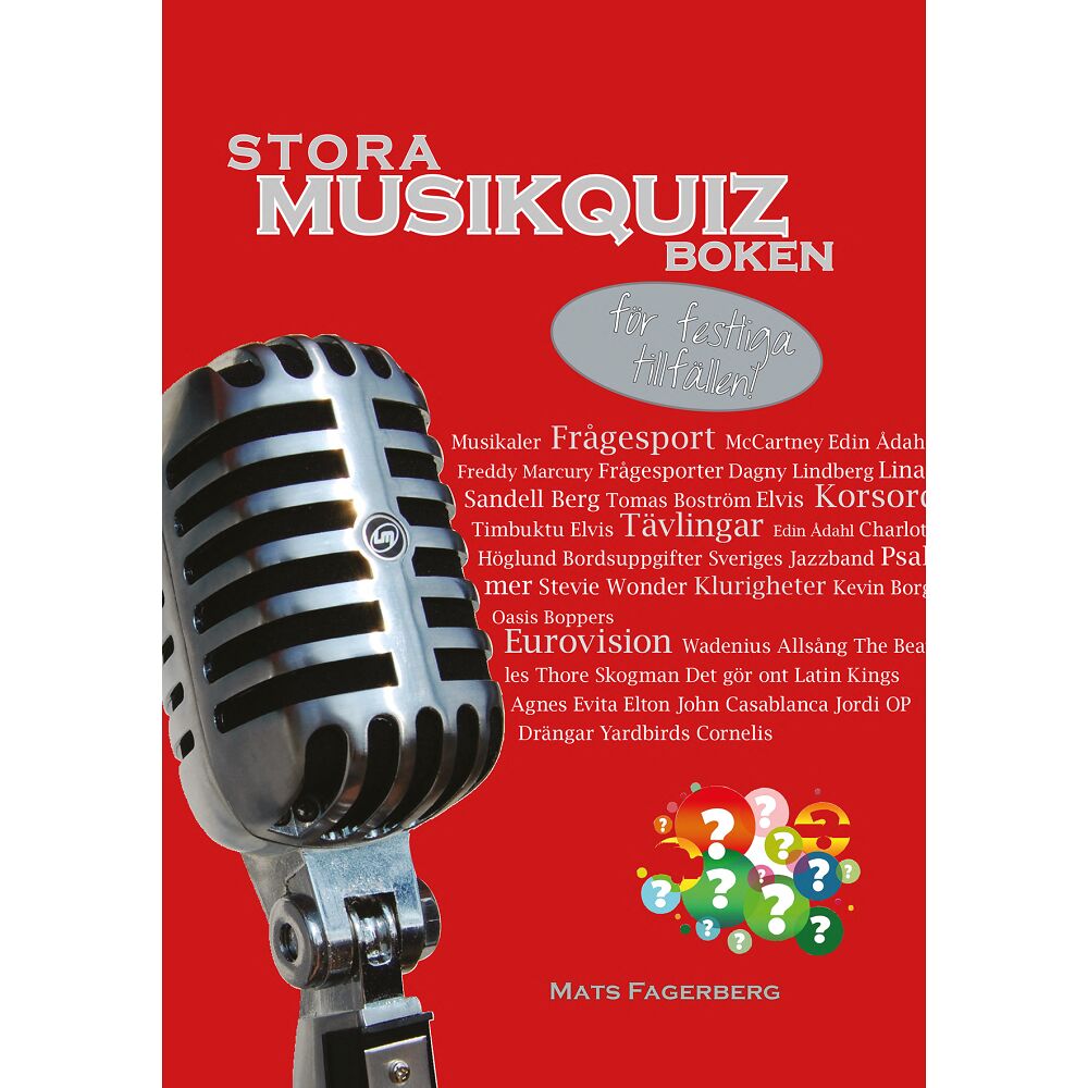 Mats Fagerberg Stora musikquizboken (häftad)