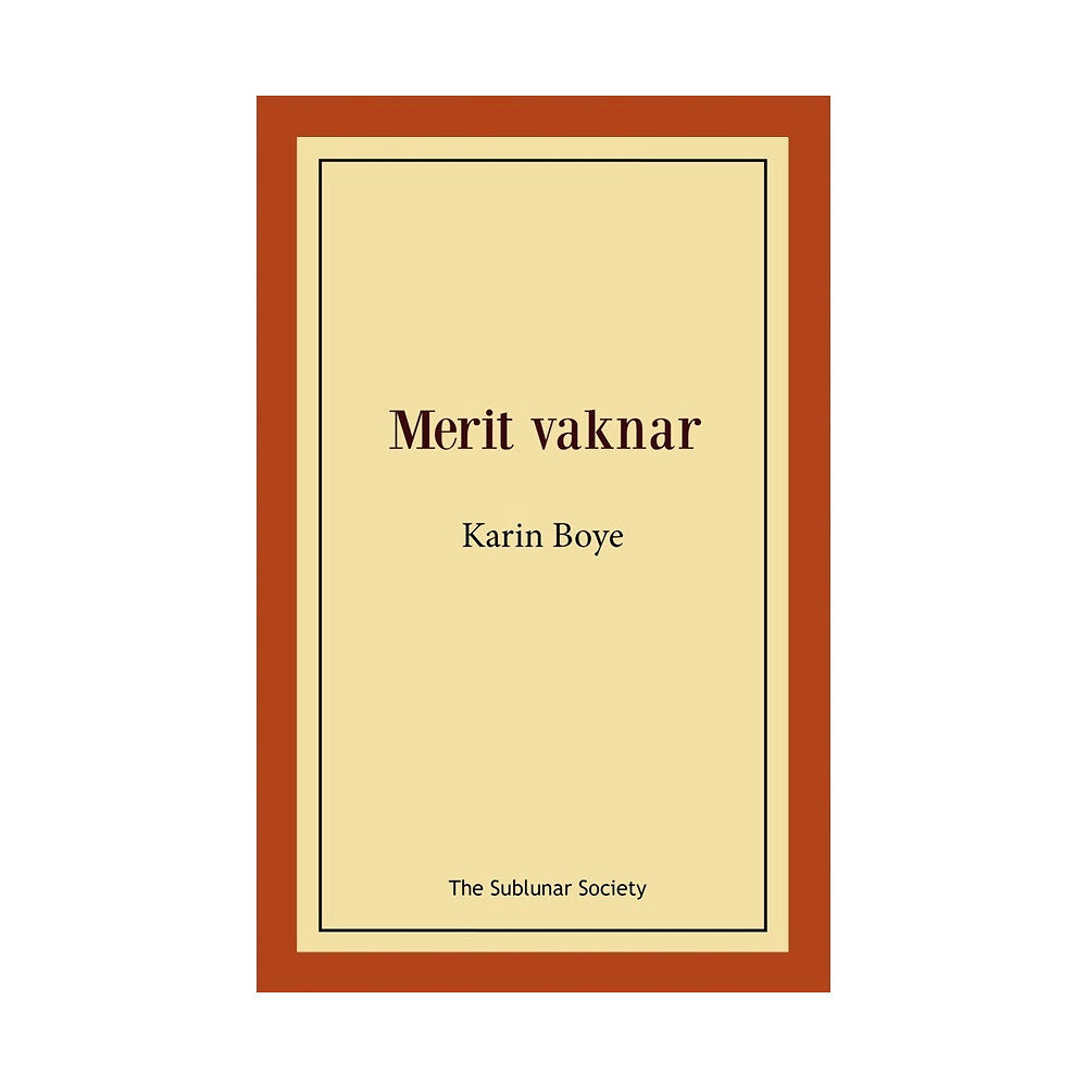 Karin Boye Merit vaknar (häftad)