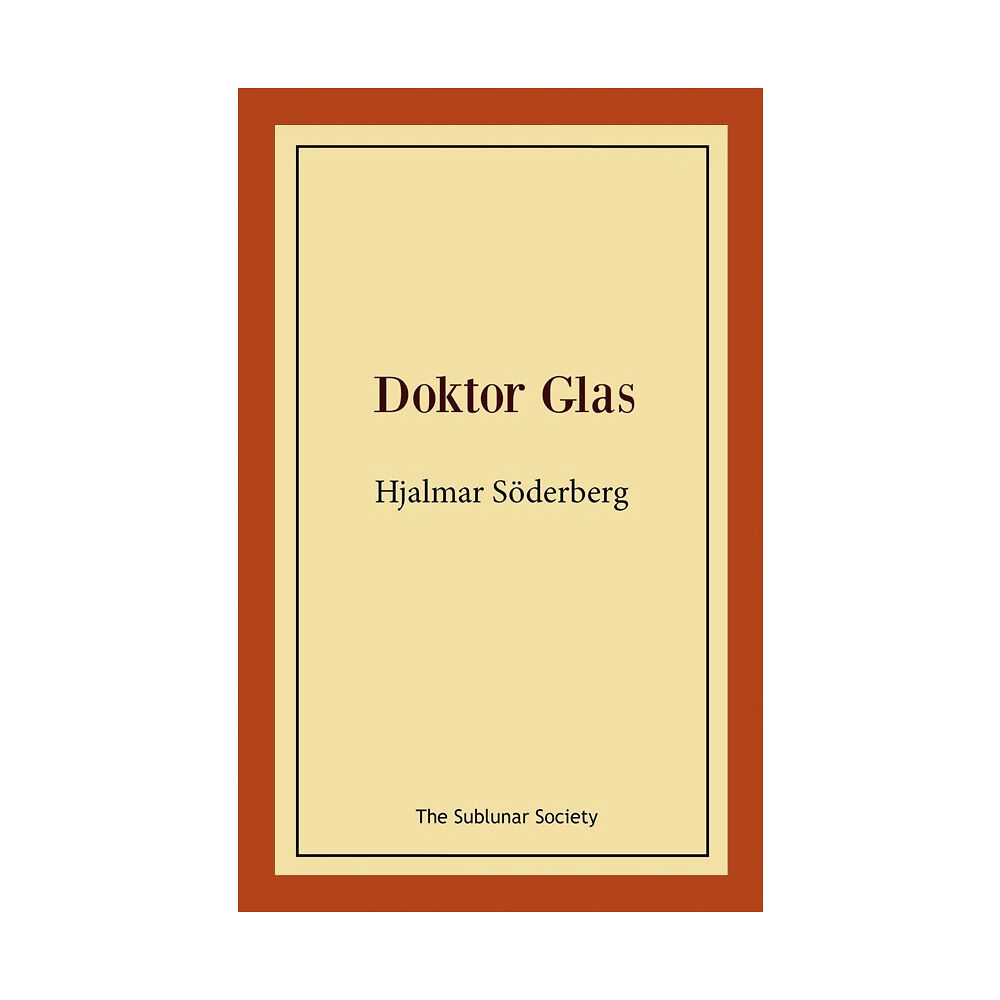 Hjalmar Söderberg Doktor Glas (häftad)