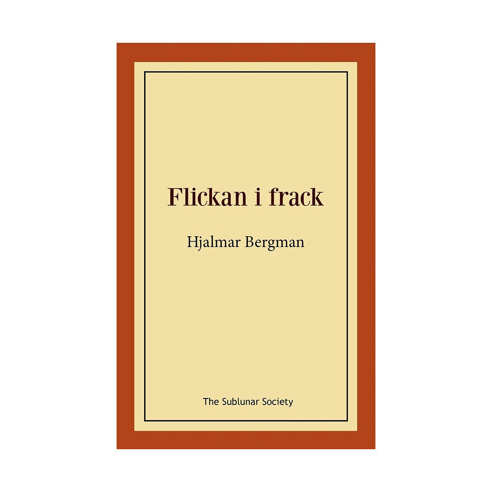 Hjalmar Bergman Flickan i frack (häftad)