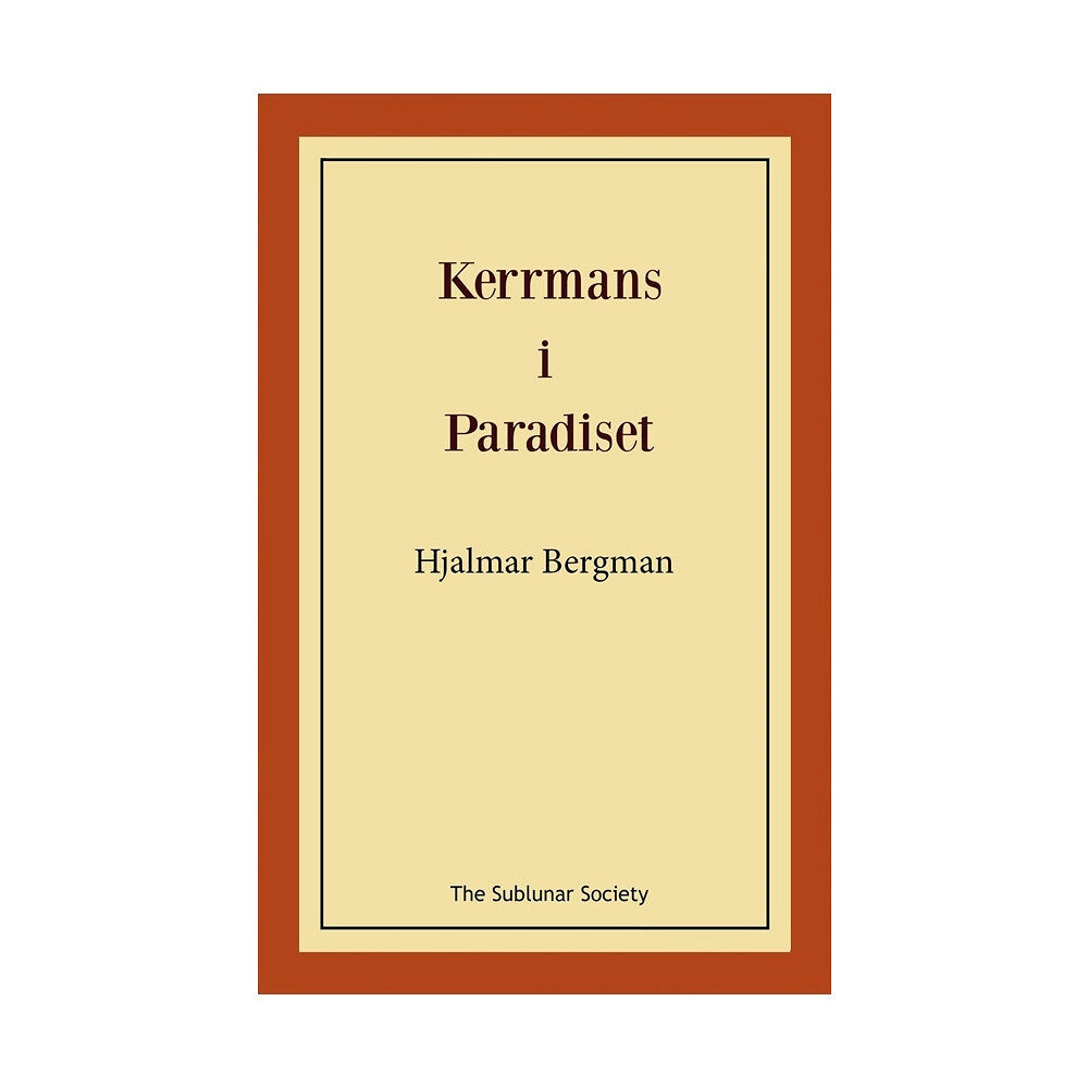 Hjalmar Bergman Kerrmans i Paradiset (häftad)