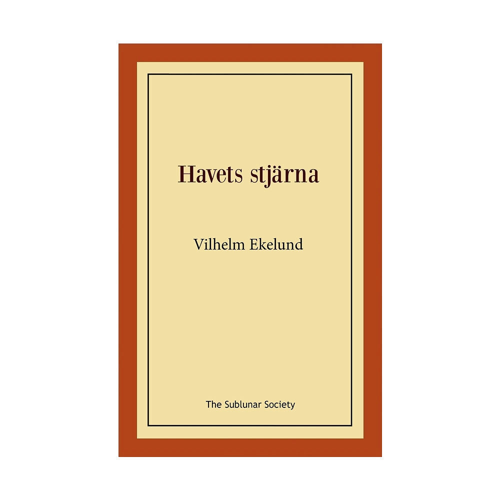 Vilhelm Ekelund Havets stjärna (häftad)