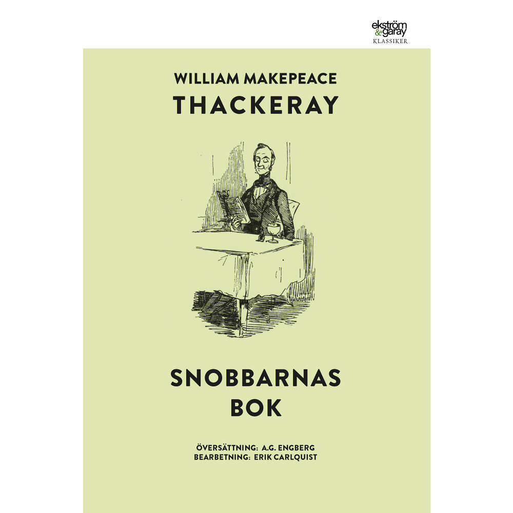 William Makepeace Thackerey Snobbarnas bok (bok, danskt band)