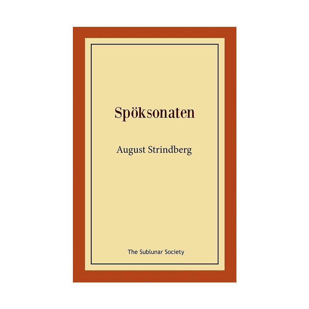 August Strindberg Spöksonaten (häftad)