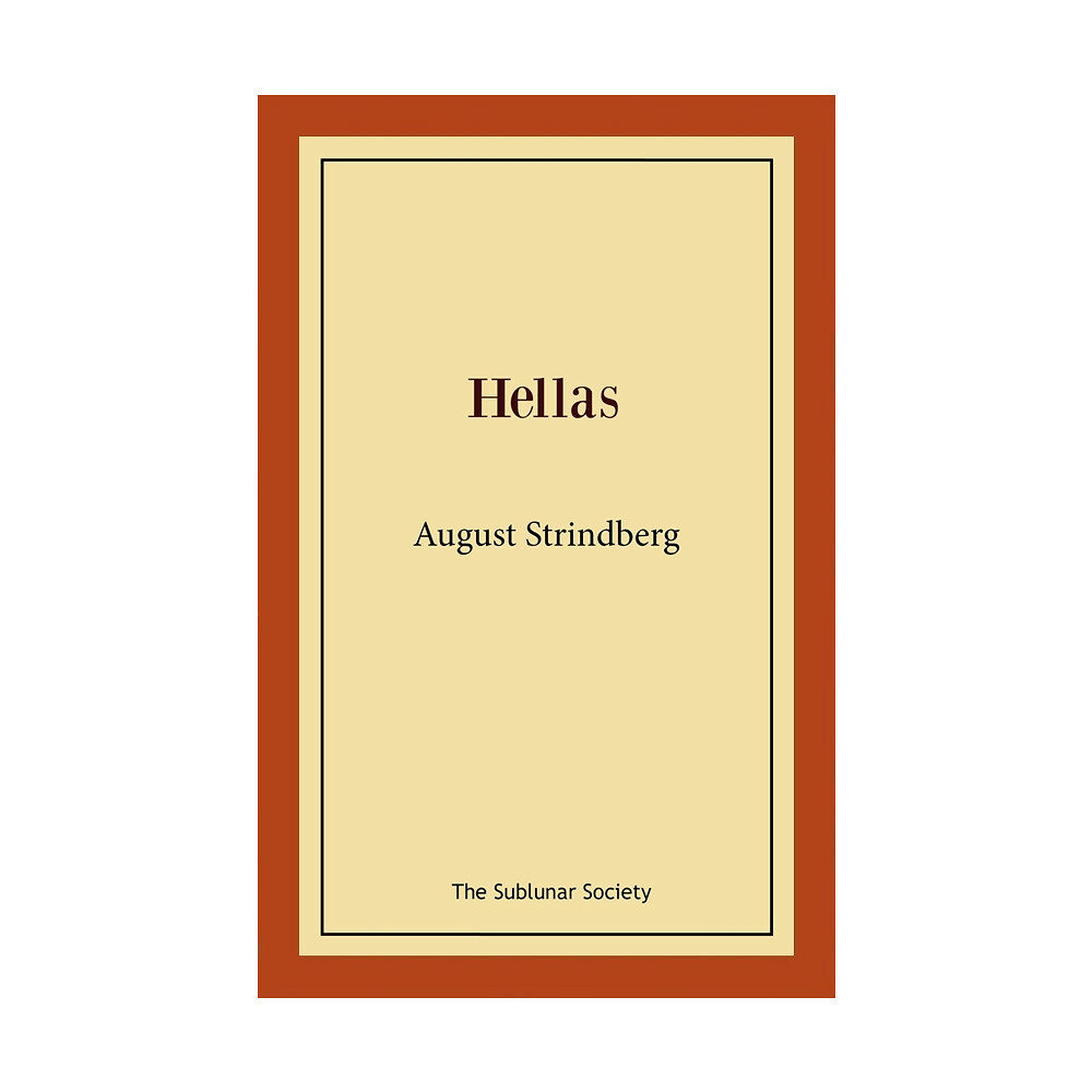 August Strindberg Hellas (häftad)