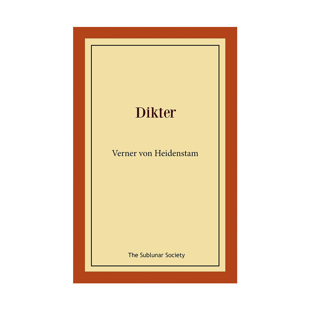 Verner von Heidenstam Dikter (häftad)