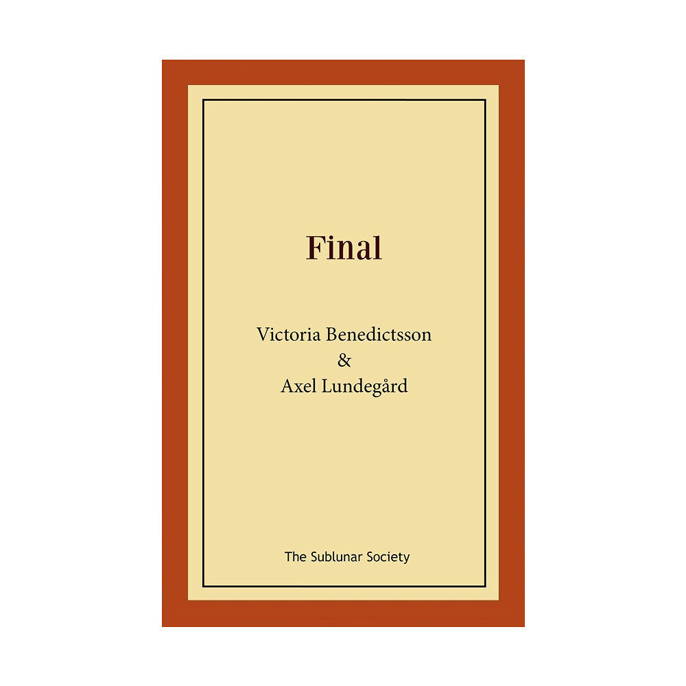 Victoria Benedictsson Final (häftad)