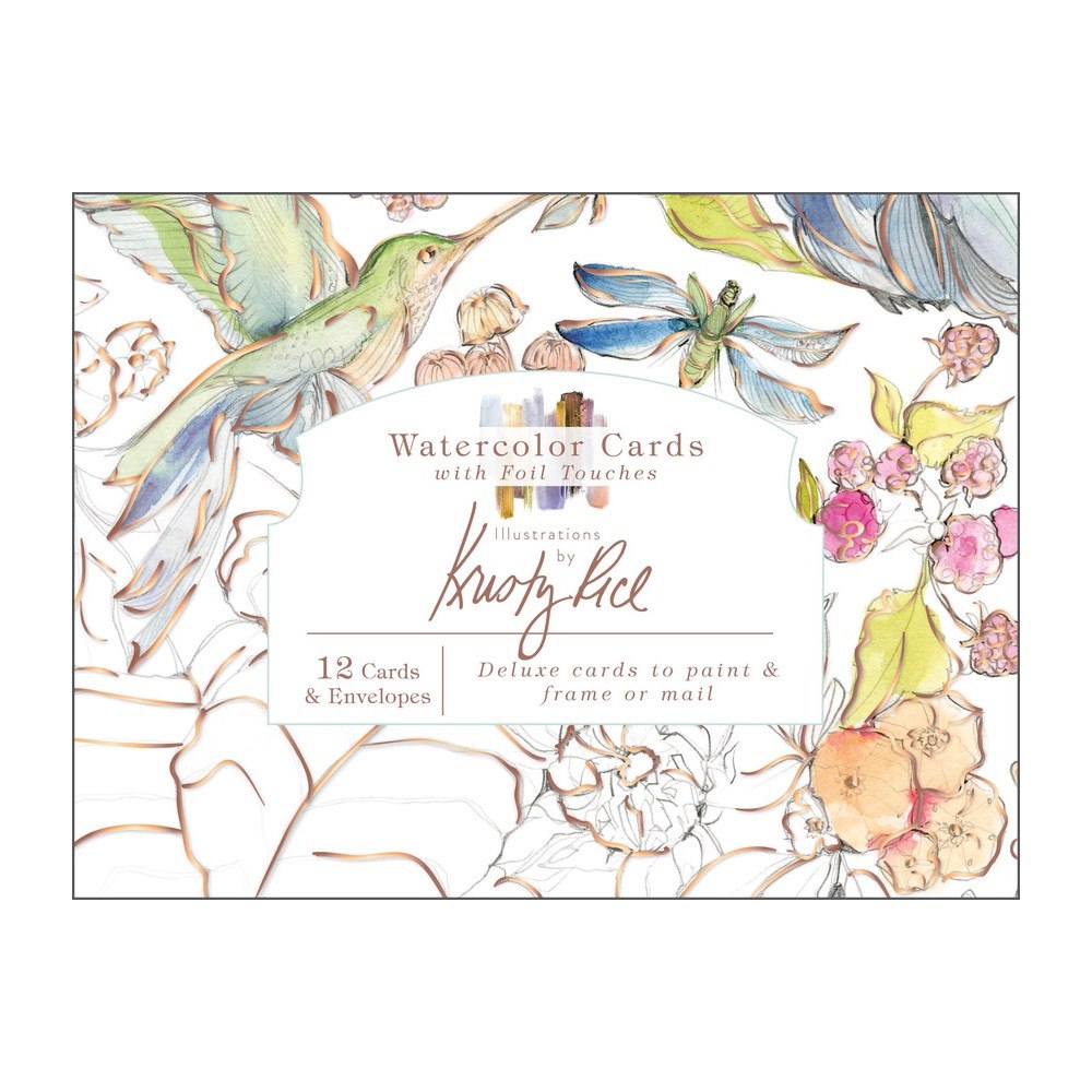 Schiffer Publishing Ltd Watercolor Cards With Foil Touches (häftad, eng)