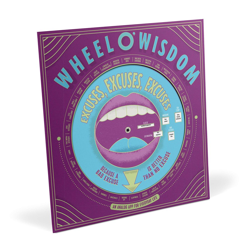Laurence King Publishing Ltd Excuses Excuses Excuses Wheel o' Wisdom
