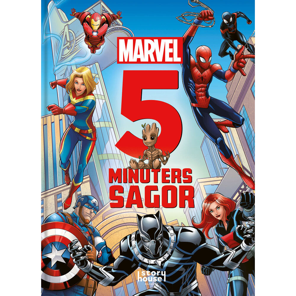 Egmont Story House Marvel. 5 minuters godnattsagor (bok, kartonnage)