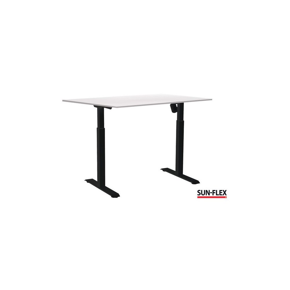 Sun-Flex Bord SUN-FLEX I höj/sänk 140x80 svar/vit