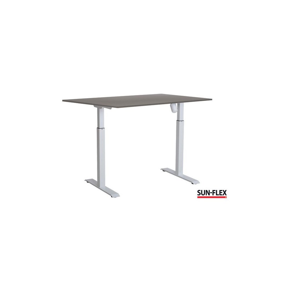 Sun-Flex Bord SUN-FLEX II höj/sänk 120x80 vit/grå