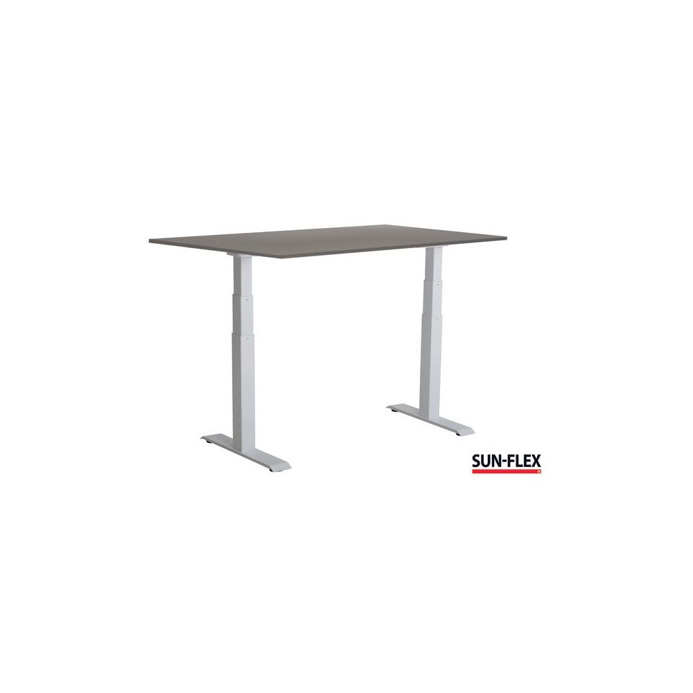 Sun-Flex Bord SUN-FLEX VI höj/sänk 120x80 vit/grå