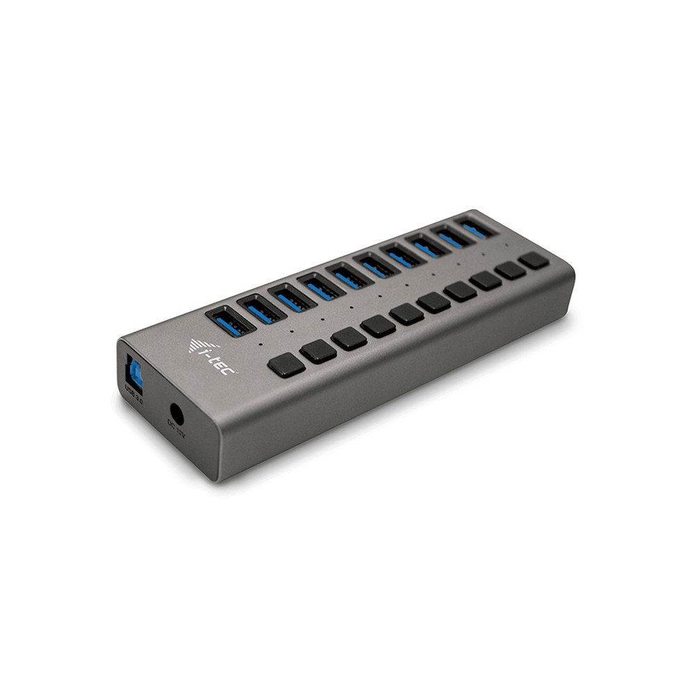 i-tec i-tec U3CHARGEHUB10 mobilladdare Universal Grå AC inomhus