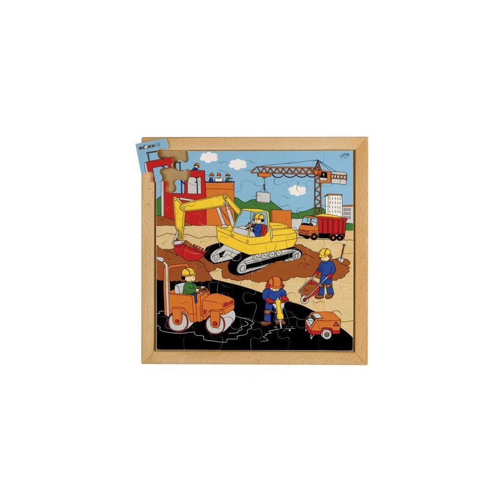 No Brand Rampussel vägbygge 34x34cm