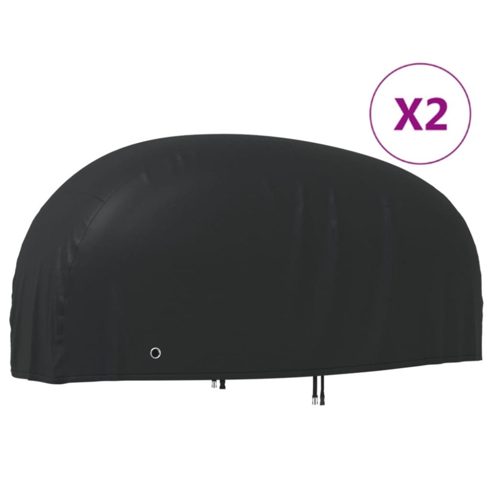 vidaXL Motorcykelskydd 2 st 230x95x125 cm 210D oxford