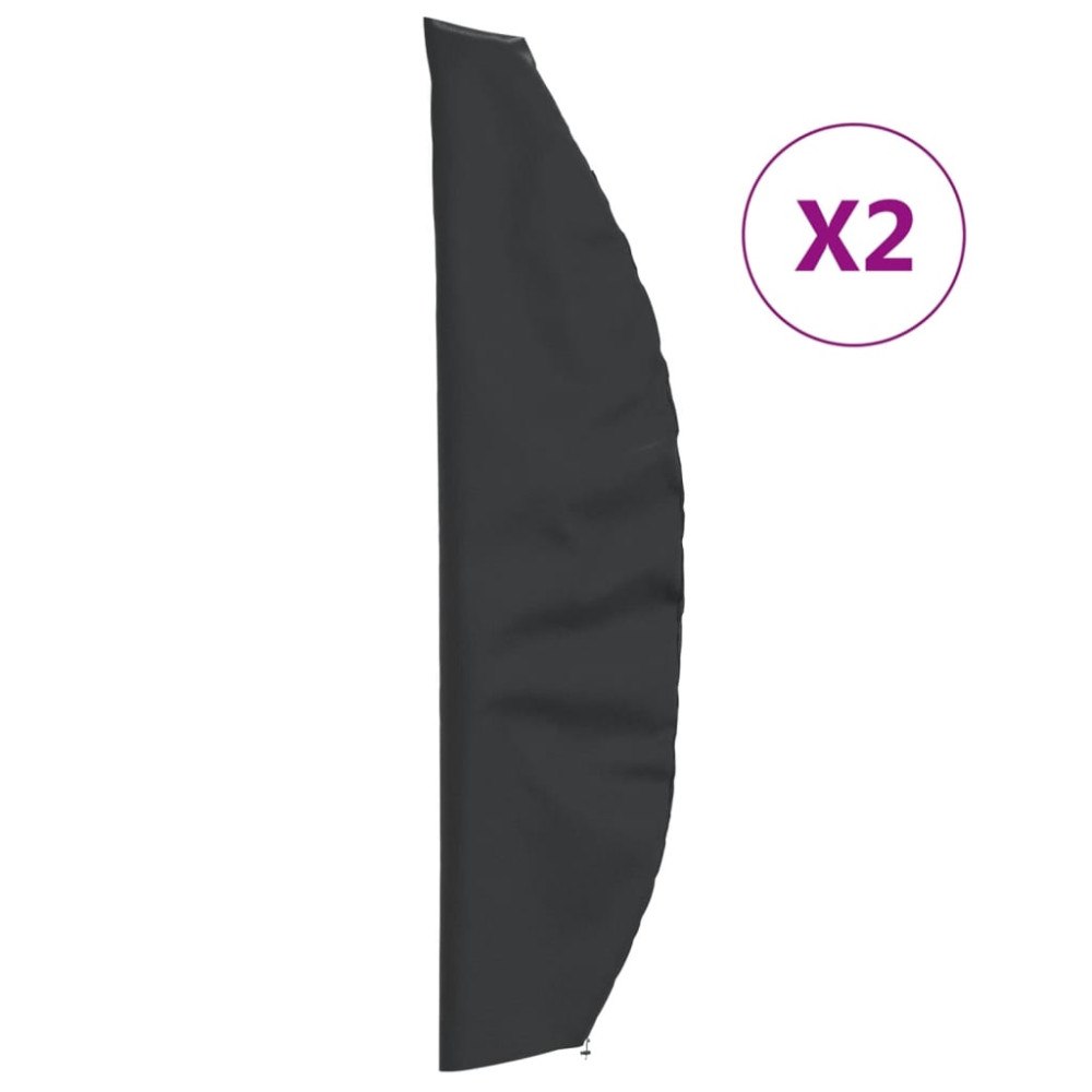 vidaXL Parasollöverdrag 2 st 280x30/81/45 cm 420D oxford