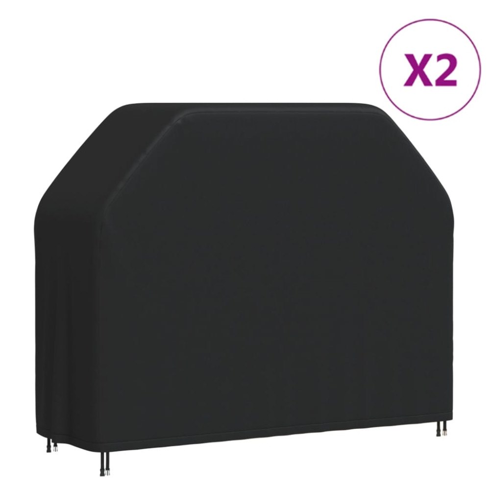 vidaXL Grillöverdrag 2 st 162x61x122 cm 420D oxford