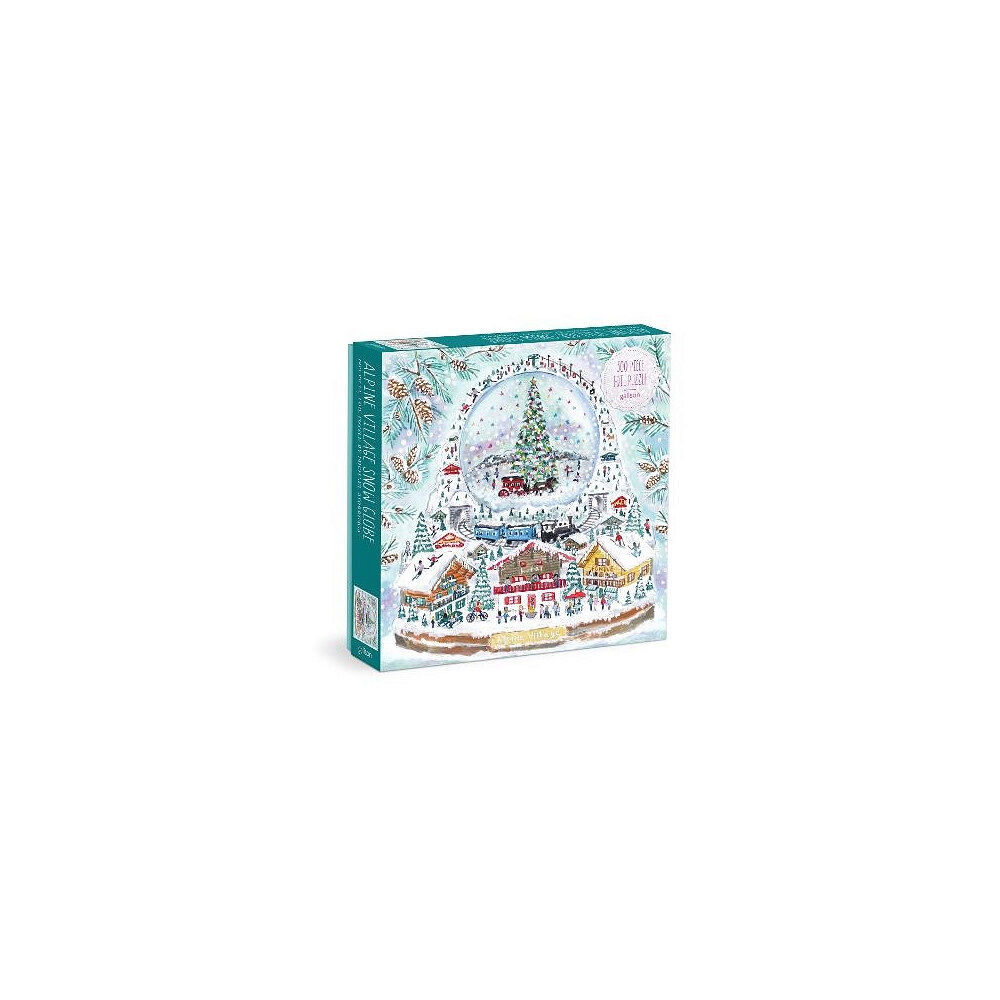 Galison Michael Storrings Alpine Village Snowglobe 500 Piece Foil Puzzle (bok, eng)