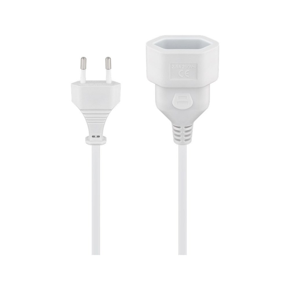 Goobay Goobay 50509 strömkablar Vit 5 m Strömkontakt typ C