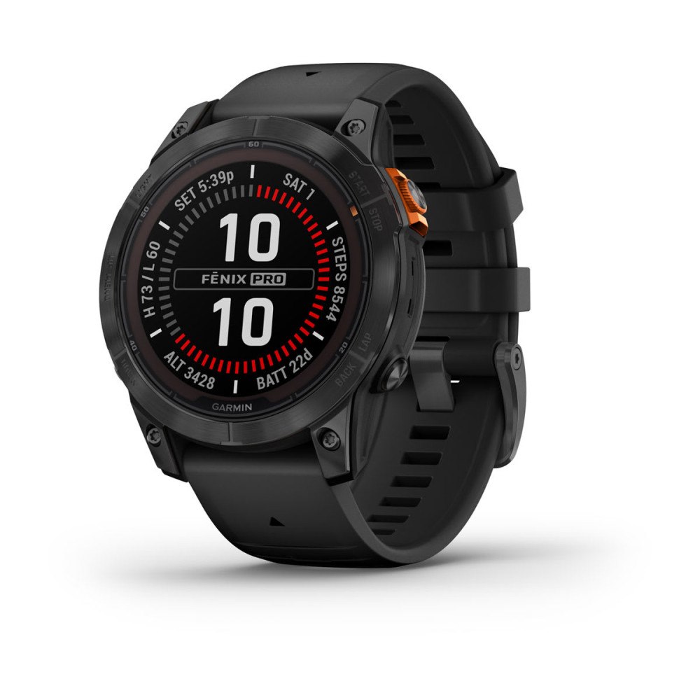 Garmin Garmin fēnix 7 Pro 3,3 cm (1.3") MIP 47 mm Digital 260 x 260 pixlar Pekskärm Grå Wi-Fi GPS