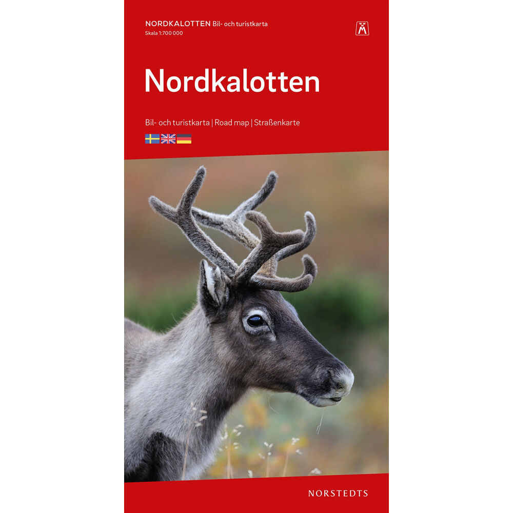 NORSTEDTS Nordkalotten Karta : Skala 1:700.000