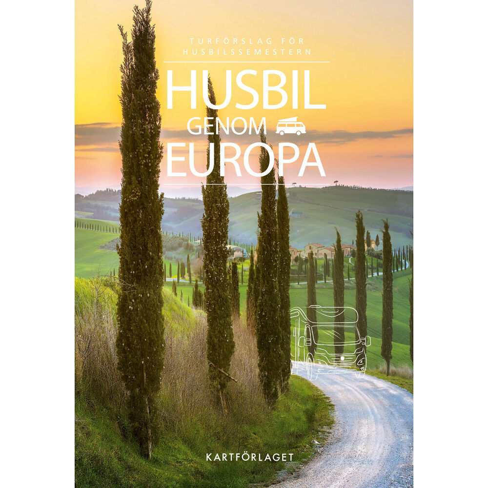 Kartförlaget Husbil genom Europa : turförslag för husbilssemestern 2023 (bok, flexband)