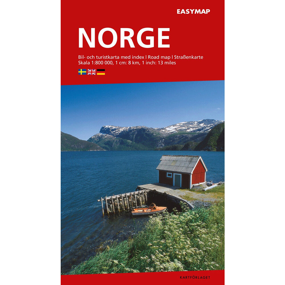 Kartförlaget Norge EasyMap Kartförlaget 1:800 000