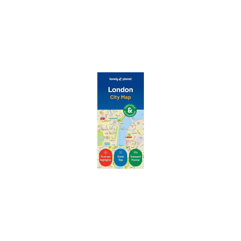 Lonely Planet Lonely Planet London City Map (bok, eng)