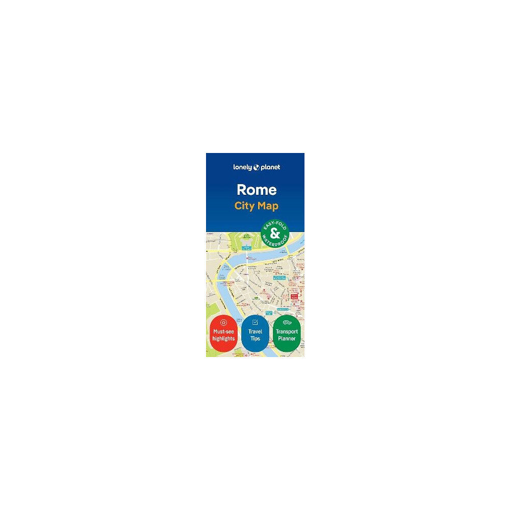 Lonely Planet Lonely Planet Rome City Map (bok, eng)