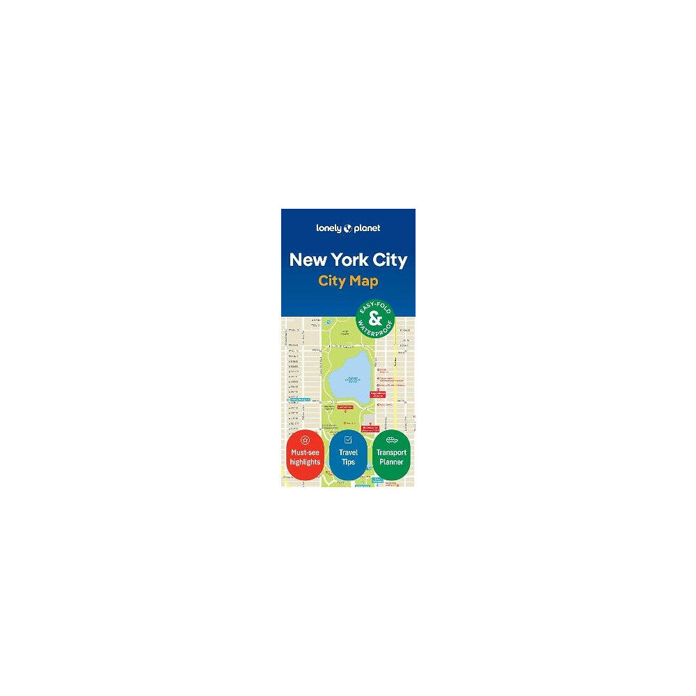 Lonely Planet Lonely Planet New York City Map (bok, eng)