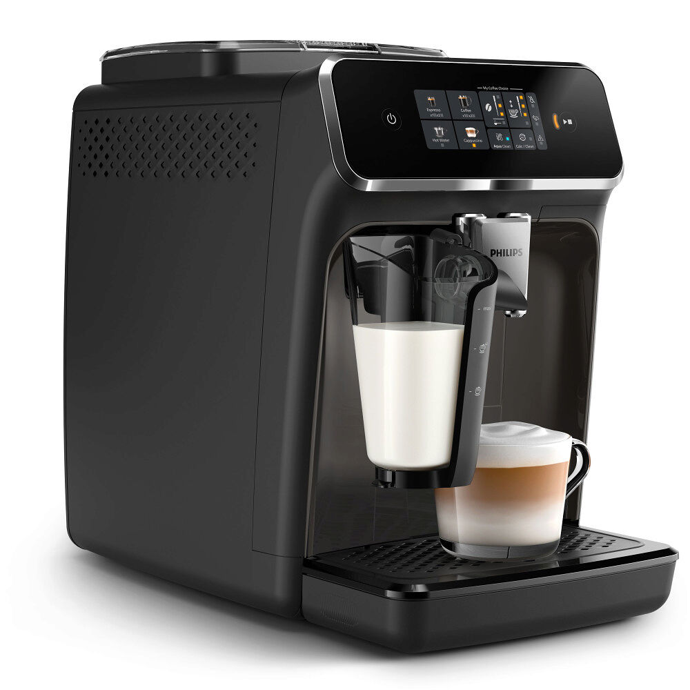 Philips Philips Series 2300 EP2334 - automatisk kaffekokare med mjölkskummare - 15 bar - svart/glänsande kashmirgrå