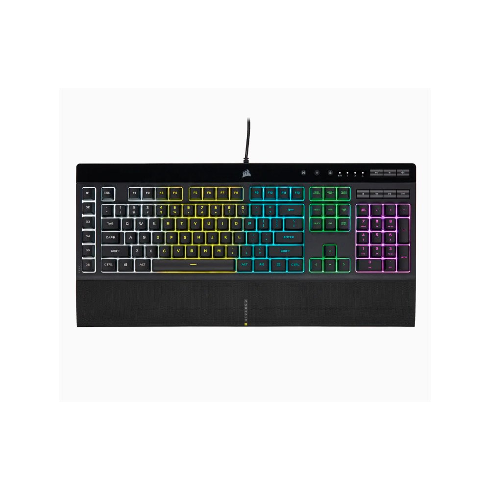 Corsair Corsair K55 RGB PRO tangentbord USB QWERTY Nordic Svart