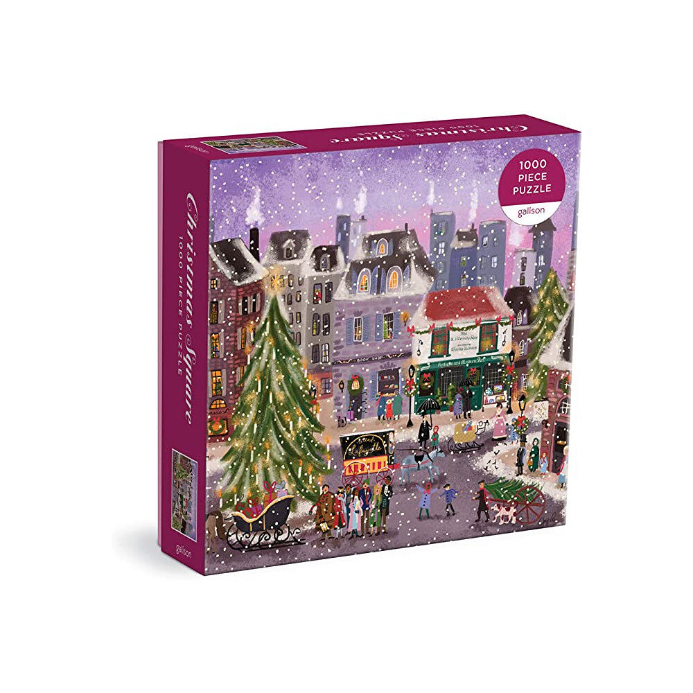 Abrams & Chronicle Books Joy Laforme Christmas Square 1000 Piece Puzzle in Square Box