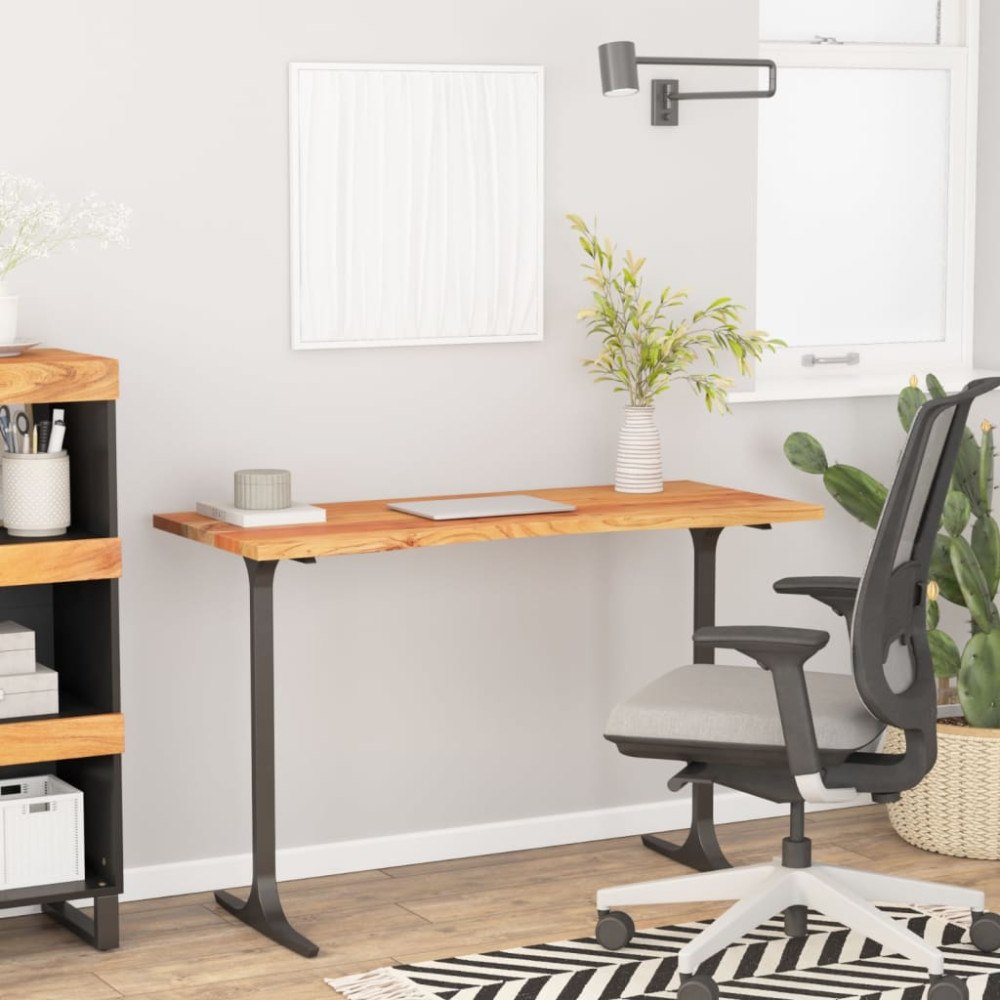 vidaXL Bordsskiva 140x60x2,5 cm rektangulär massiv akacia