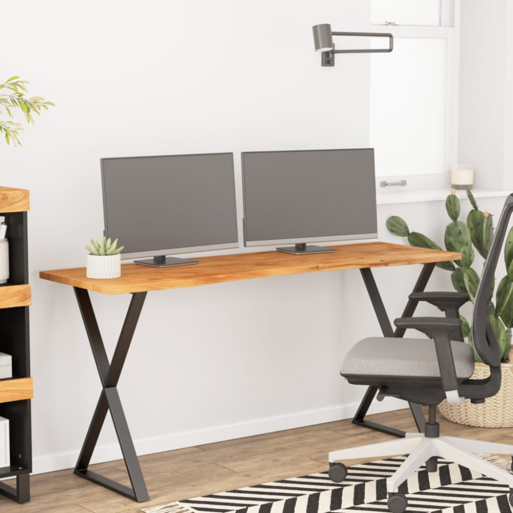 vidaXL Bordsskiva 160x50x2,5 cm rektangulär massiv akacia