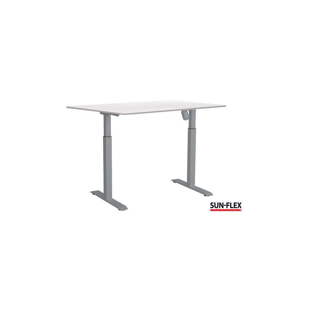 Sun-Flex Bord SUN-FLEX II höj/sänk 120x80 grå/vit
