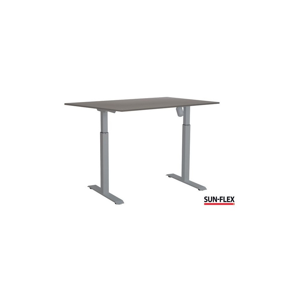 Sun-Flex Bord SUN-FLEX II höj/sänk 160x80 grå/grå