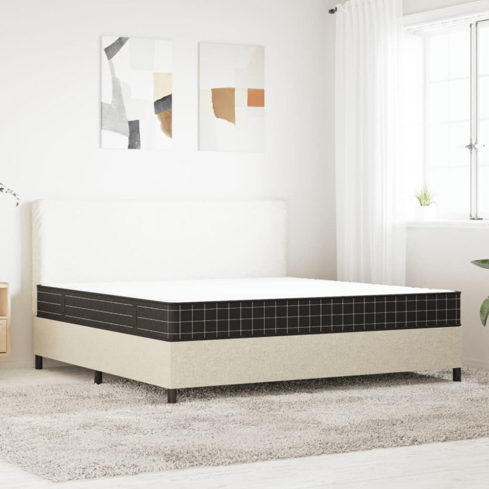 vidaXL Bonellresårmadrass medium 200x200 cm