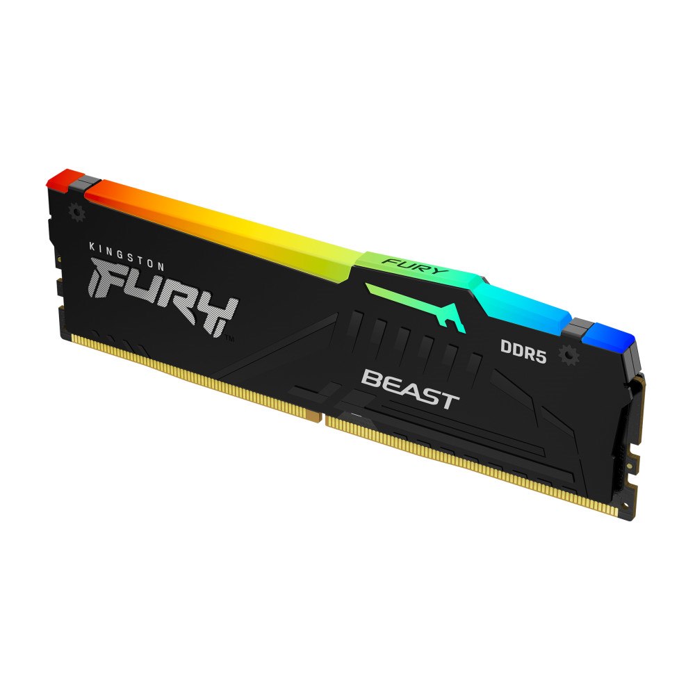 Kingston Technology Kingston Technology FURY Beast RGB RAM-minnen 16 GB 1 x 16 GB DDR5