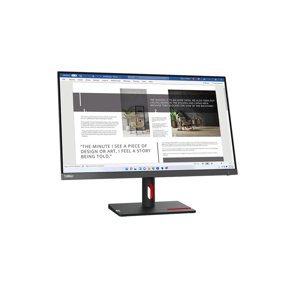 Lenovo Lenovo ThinkVision S27i-30 LED display 68,6 cm (27") 1920 x 1080 pixlar Full HD Grå