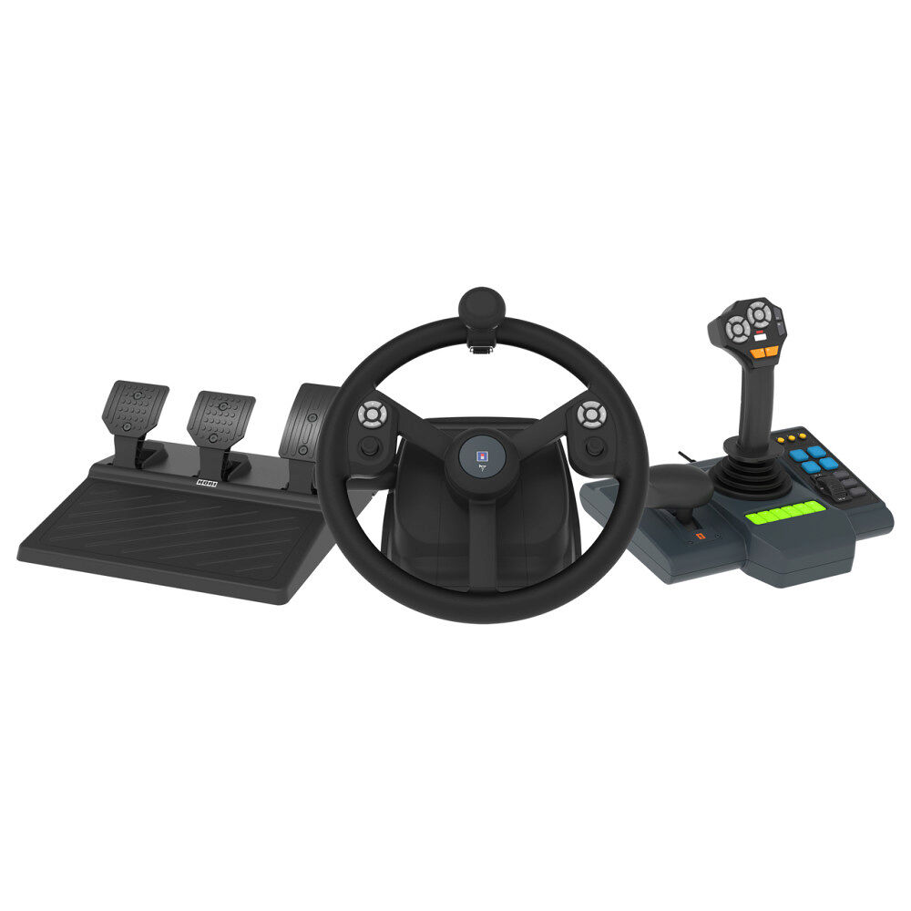 Hori HORI Farming Vehicle Control System - kit med ratt, pedaler och kontrollpanel - kabelansluten